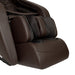 Brown massage chair on a white background