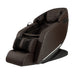 Brown massage chair on a white background