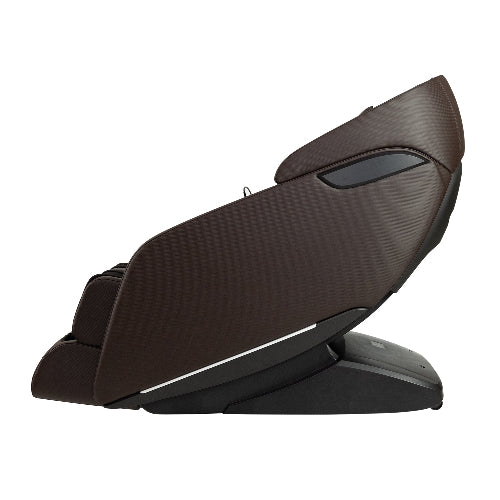 Brown massage chair on a white background