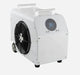 White cold plunge chiller unit with digital display on a white background